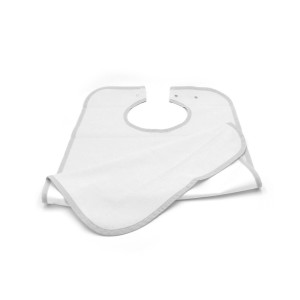 Bavoir Lavable Imperméable Blanc