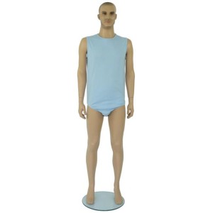 Body Bleu Sans Manche Fermeture à pression - MEDIUM