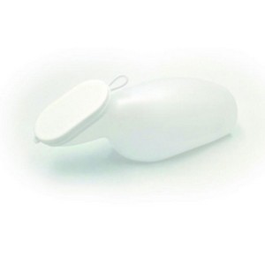 Urinal opaque pour femme avec bouchon