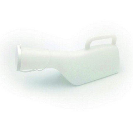 Urinal opaque pour homme avec bouchon et poignée