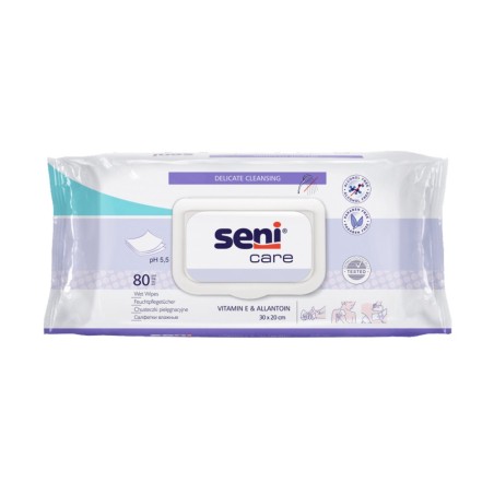 Seni Care Lingettes imprégnées - 80 pièces