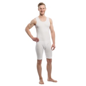 Body Blanc Suprima Sans Manche Fermeture Éclair - MEDIUM
