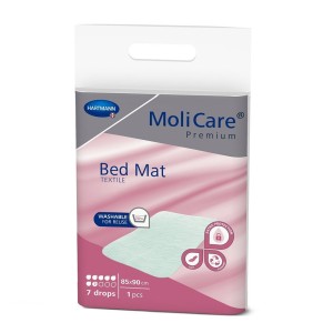 Molicare Bed Mat Textile 7 Gouttes - 85 x 90 cm