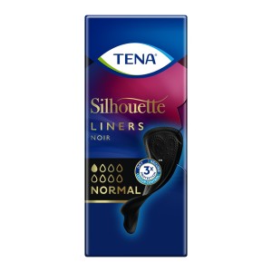 Tena Silhouette Protège-Slips Noir - Normal