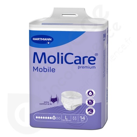 Molicare Mobile 8 Gouttes - LARGE Molicare Mobile 8 Gouttes - LARGE