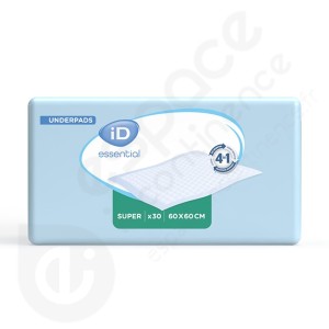 iD Essential Underpads Super - 60 x 60 cm