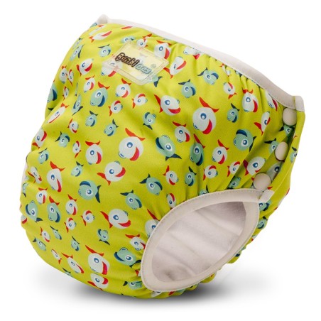 Culotte d'Apprentissage et Maillot de Bain 2 en 1 Bambinex Poisson Vert - XS