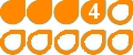 4 Gouttes oranges
