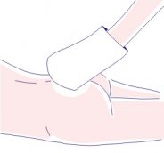 Application Seni Care Crème Lavante 3 en 1